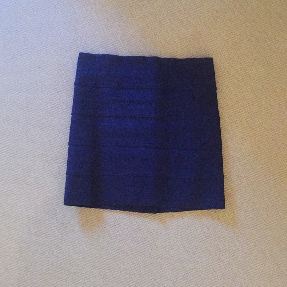 Pleasure Doing Business Navy Bandage Skirt